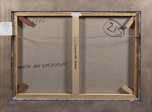 Martin van Wordragen - Olieverf op doek, Zich kammende dame - Ingelijst kopen? Bied vanaf 250!