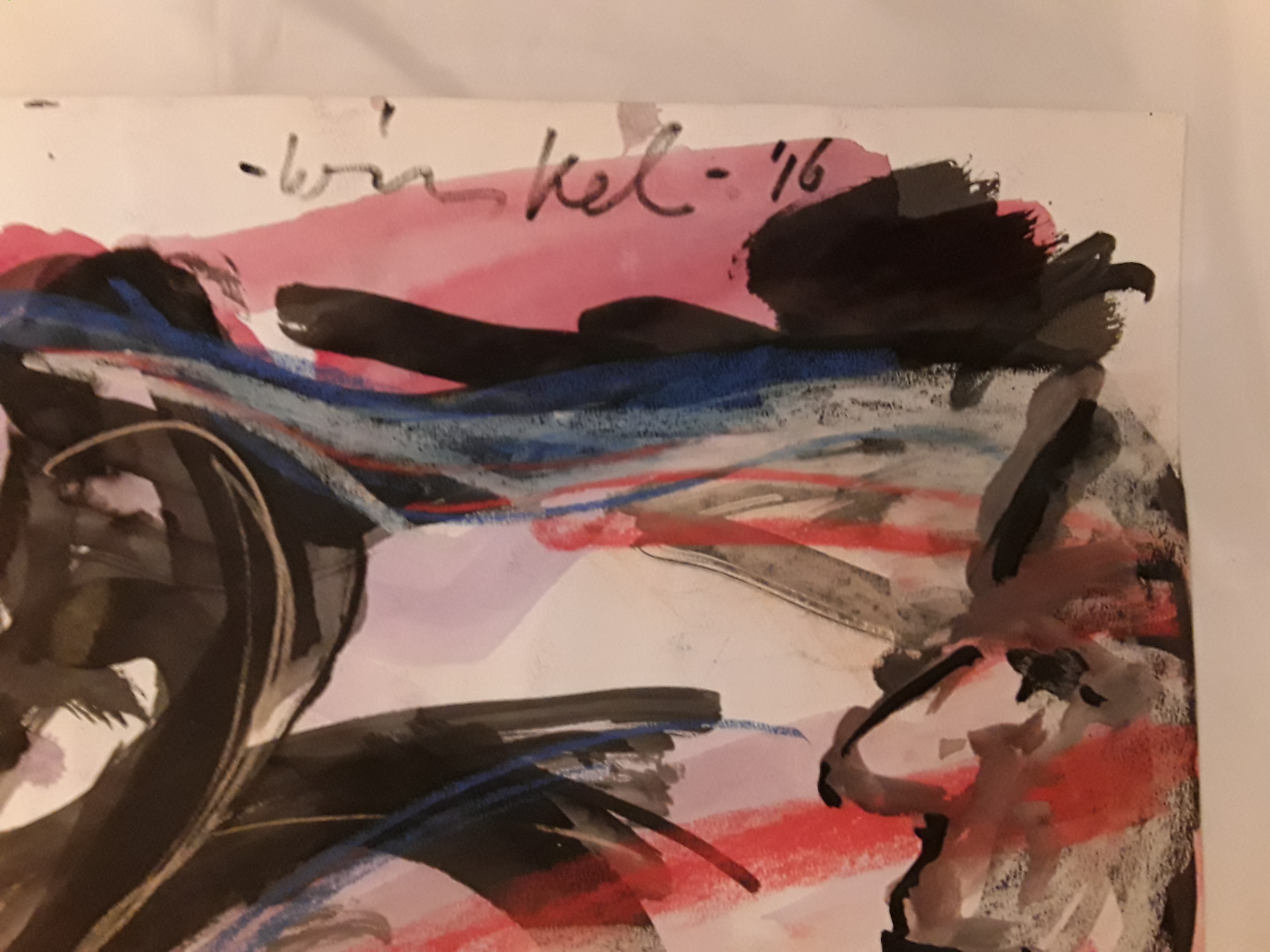 Arien Winkel - Spuitbus,pastel,acryl,titel la Desiree. kopen? Bied vanaf 15!