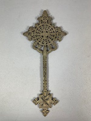 Ethiopie - Ethiopisch priest Silver handcross - Ethiopia kopen? Bied vanaf 65!