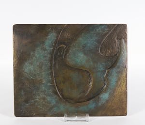 Leon Veerman - Bronzen plaquette inclusief certificaat van echtheid en boek! kopen? Bied vanaf 1!