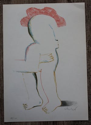 Horst Antes - litho: Dreiundsechzig offsets kopen? Bied vanaf 995!