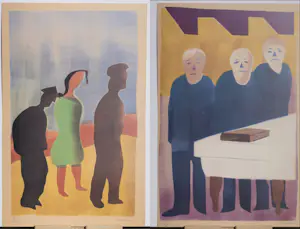 Hendrik Werkman - Chassidische Legenden 20 prenten & 2 boeken kopen? Bied vanaf 125!