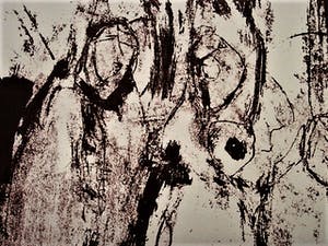 Wim Motz - Kleine Oplage Lithografie "de Verlorenen" uit zijn "ARA" periode - gesigneerd kopen? Bied vanaf 28!