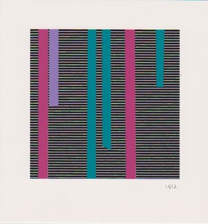 Arturo Bonfanti - e.a: vier kunstwerken: Geometrische Composities kopen? Bied vanaf 29!