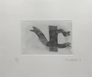 Klaas Gubbels - ets met aquarel ingekleurd - ‘Alles-kan’ - 2013 kopen? Bied vanaf 245!