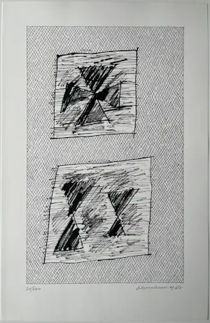 AcheterJan Schoonhoven - Abstracte ordening - uit portfolio "Formatie"? Enchérissez de 249!