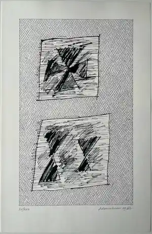 Jan Schoonhoven - Abstracte ordening - uit portfolio "Formatie" kaufen? Bieten Sie von 249!