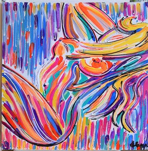 Elena Polyakova - Nude composition - 2 x werken kopen? Bied vanaf 145!