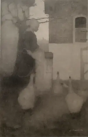 Jan Mankes - Originele Heliogravure Ganzenliesje 1923 kopen? Bied vanaf 55!