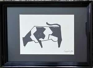 Siep van den Berg - Compositie van koe verkocht voor € 70!