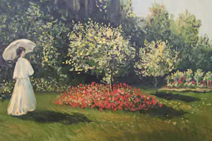 Willem Knip - Dame in tuin. (naar Claude Monet ) kopen? Bied vanaf 120!