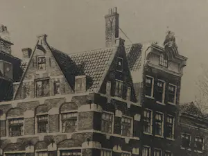 Dirk Harting - stadsgezicht Prinsengracht hoek Brouwersgracht Amsterdam kopen? Bied vanaf 20!