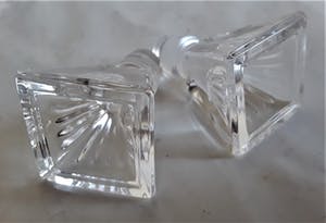 Curiosa - Rona design kristallen karaf/wijnschenker, Riva karafjes en "ruitjes" kandelaars kopen? Bied vanaf 1!