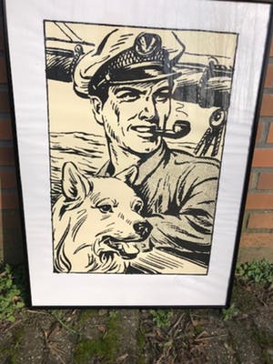 Pieter Kuhn - Kapitein Rob met hond Skip kopen? Bied vanaf 35!