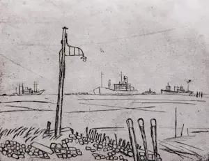 Jos van den Berg - Westerschelde (Boten), ets kopen? Bied vanaf 30!