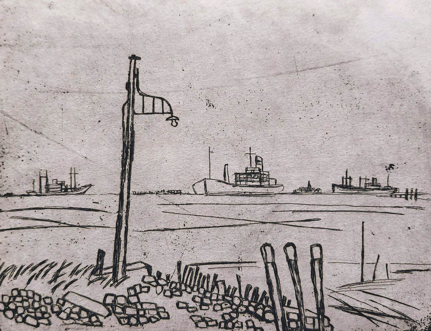 Jos van den Berg - Westerschelde (Boten), ets kopen? Bied vanaf 35!