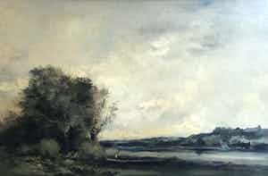 Antoon Markus - C4265-10A, Landschap verkocht voor € 250!