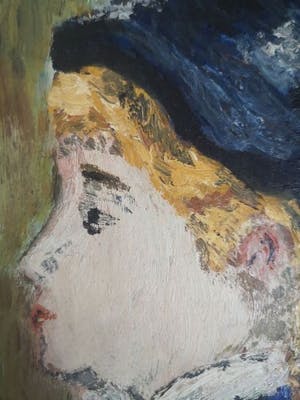 Niet of onleesbaar gesigneerd - Belgische School : Jongens Portret kopen? Bied vanaf 1!