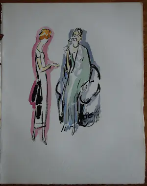 Kees van Dongen - Pochoir - De Uitleg - 1925 kopen? Bied vanaf 300!