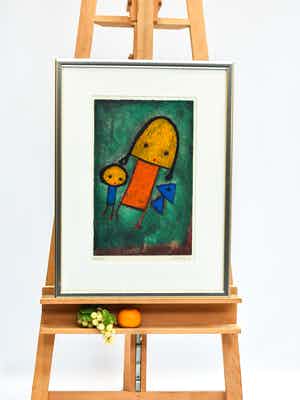 Giovanni Vetere - Moeder en kind op groen verkocht voor € 45!