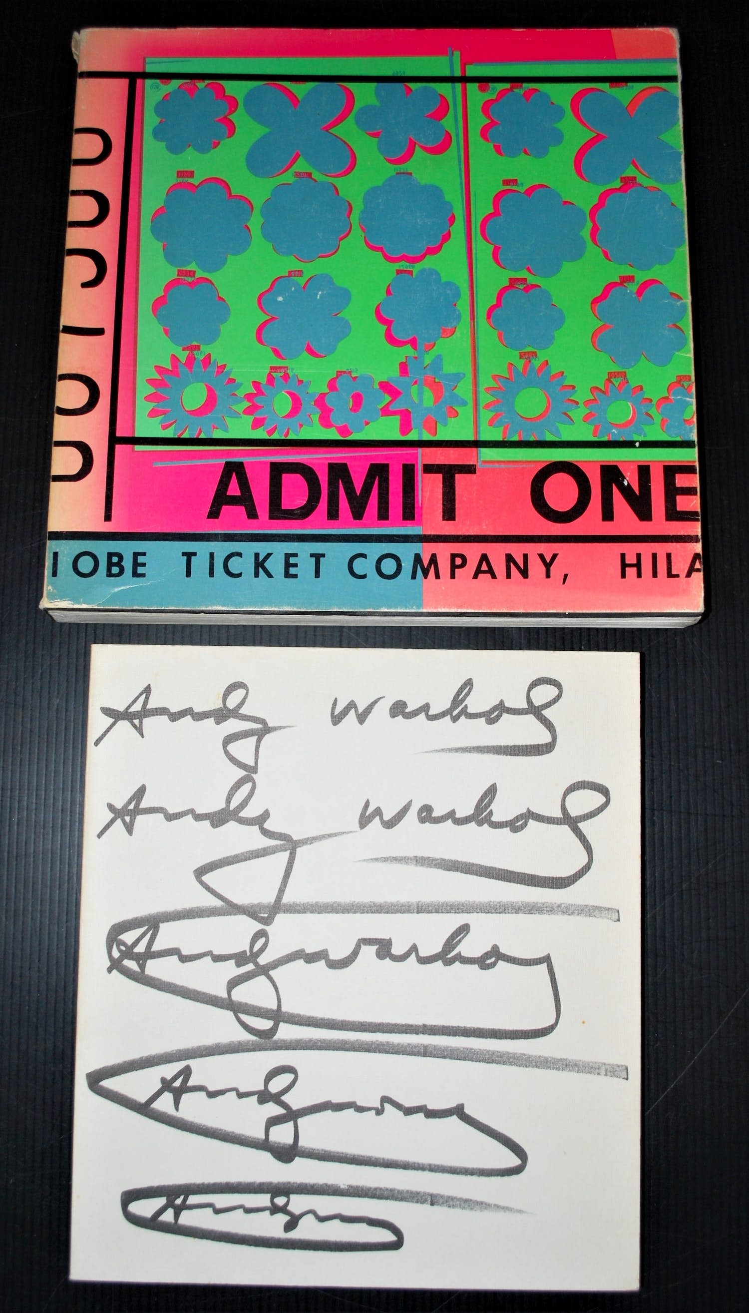 Andy Warhol - Cat. raisonné 1962-1980 -&- the American poster(1975) met los omslag verkocht voor € 75!