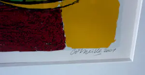Corneille - ingelijste zeefdruk: Sérénité - 2001 (zeer groot!) kopen? Bied vanaf 1299!