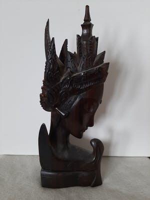 Curiosa - Godin hoofd uit Indonesië, Eben Wood kopen? Bied vanaf 1!