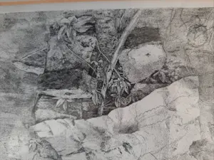 Wout van Vliet - stilleven met tekening kopen? Bied vanaf 20!