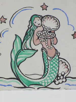 Rie Cramer - De zeemeermin van Manacor - Gemengde techniek kopen? Bied vanaf 100!