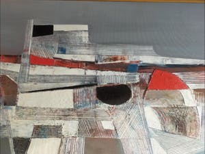 Serge Jamet - Abstracte figuur - bijzonder werk .. kopen? Bied vanaf 250!