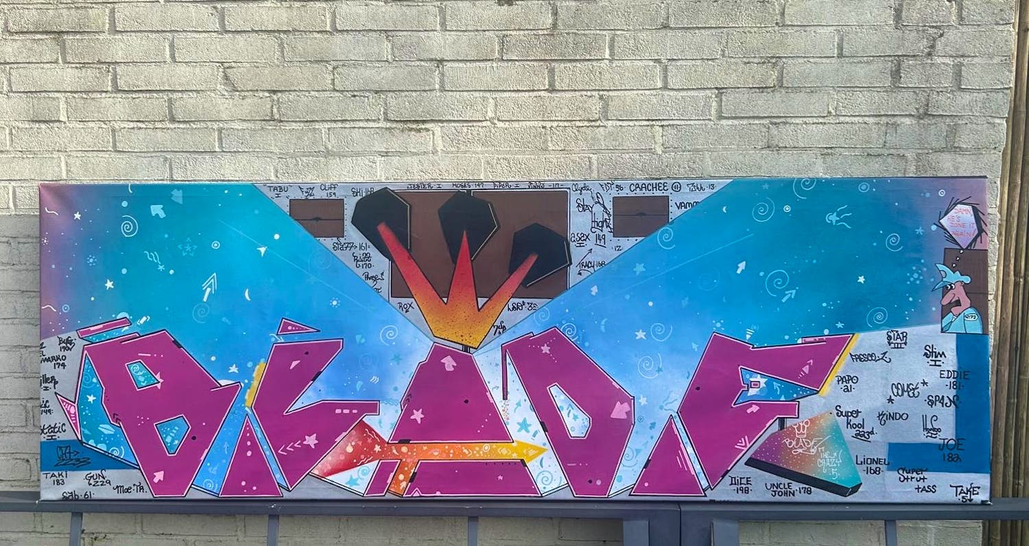 BLADE - King of Kings - Graffiti on Canvas: Royal but still Loyal kopen? Bied vanaf 2400!