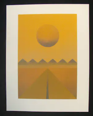 Fritz Ruoff - GEOMETRISCHE LANDSCHAFT kopen? Bied vanaf 150!