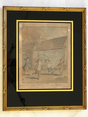 Niet of onleesbaar gesigneerd - Augustin de St. Aubin. kopen? Bied vanaf 10!