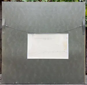 Eugène Brands - Composition au cinque étoiles, gouache (mooi ingelijst) - Laatste keer!!! kopen? Bied vanaf 1!