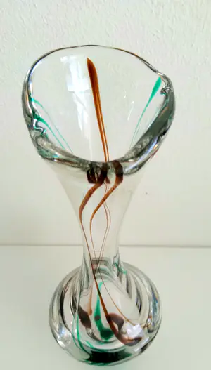 Max Verboeket - (1922-2015) Kristal Unie Maastricht, fraaie gesigneerde vaas kopen? Bied vanaf 50!