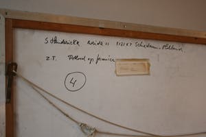 Sjef Henderickx - potloodtekening op formica kopen? Bied vanaf 250!