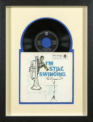 Andy Warhol - I'm Still Swinging - The Joe Newman Octet - Ingelijst verkocht voor € 1!