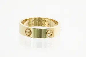 40- originele CARTIER 18kt geel-goud "love collection" screw ring certificaat kopen? Bied vanaf 770!