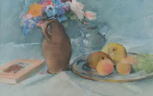 Jan Heesters - Stilleven met bloemen en fruit kopen? Bied vanaf 95!