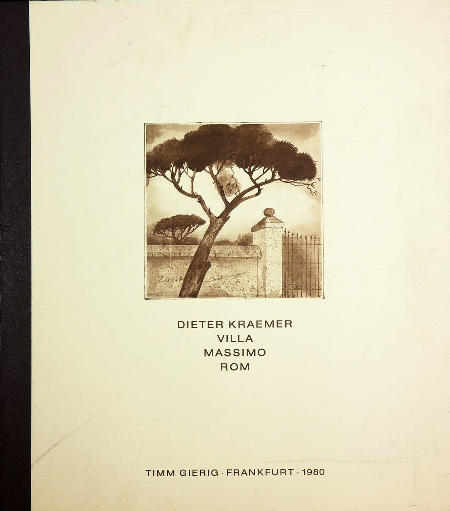 Dieter Kraemer - Mappe mit 6 Radierungen, Villa Massimo verkocht voor € 1!