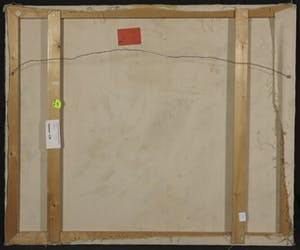 Gijs Donker - Olieverf op doek, Z.T. Koeien in een stal kopen? Bied vanaf 1!