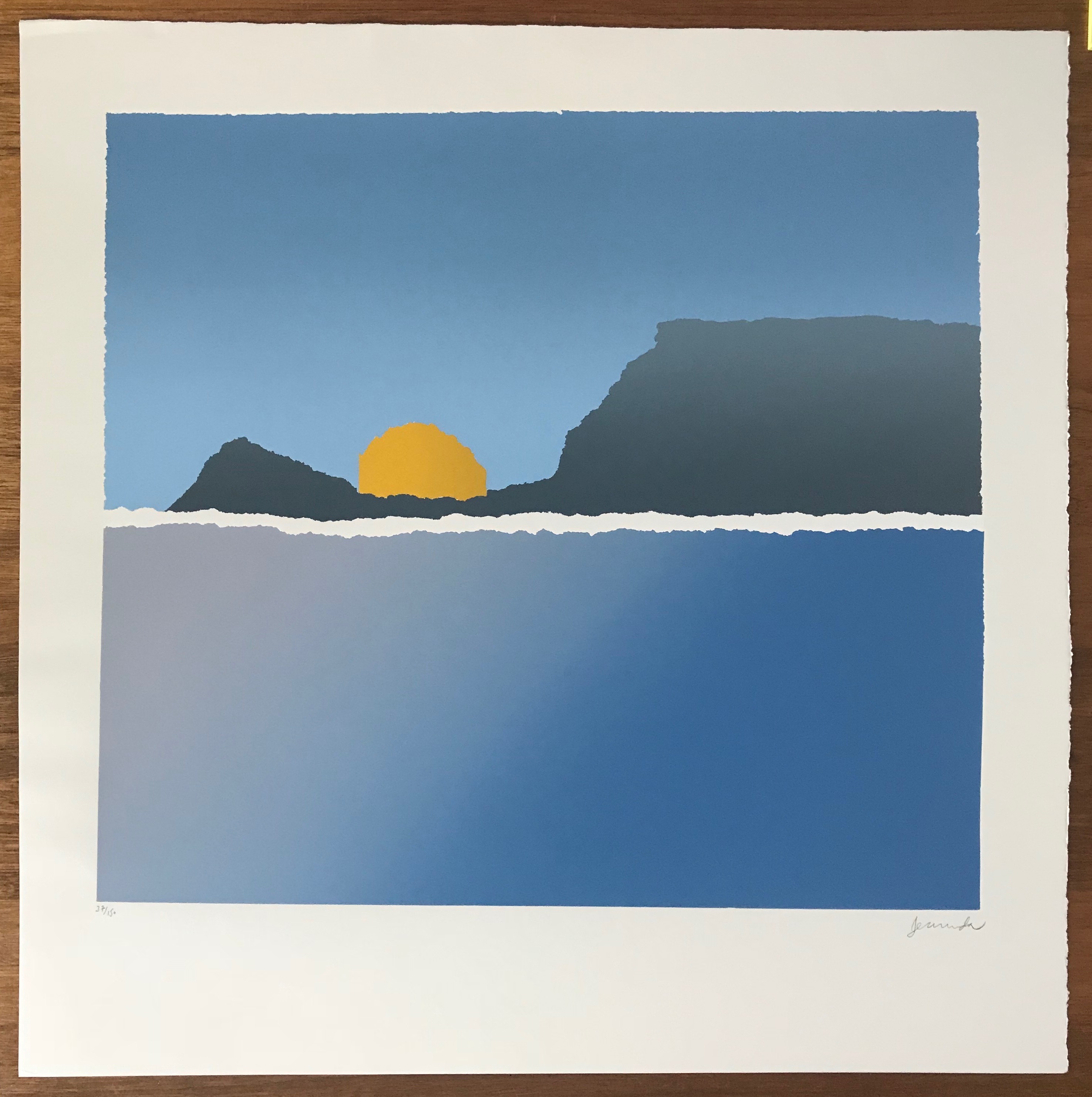 Arthur Secunda - Grote gesigneerde kleurenlitho - 37/150 - 'Winter' kopen? Bied vanaf 55!