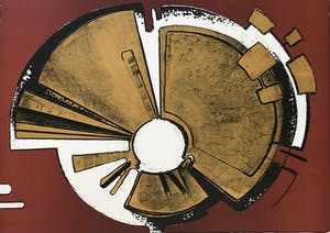 Niet of onleesbaar gesigneerd - Mooie grote zeefdruk - 1972 - Gesigneerd - 119/150 kopen? Bied vanaf 10!