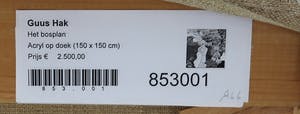 Guus Hak - Acryl op doek, Het Bosplan - Ingelijst (Zeer groot) kopen? Bied vanaf 350!