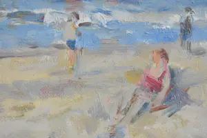 Arie-Kees van Noort - Strandgezicht kopen? Bied vanaf 350!