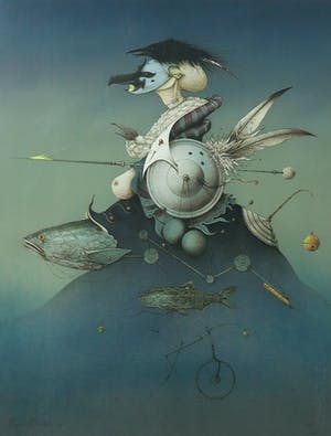 Hans Kanters - Litho, Easy rider - Ingelijst kopen? Bied vanaf 150!