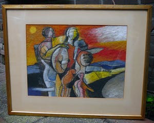 Dirkjan Ribbeling - Geen titel -gemengde techniek 1963- kopen? Bied vanaf 75!