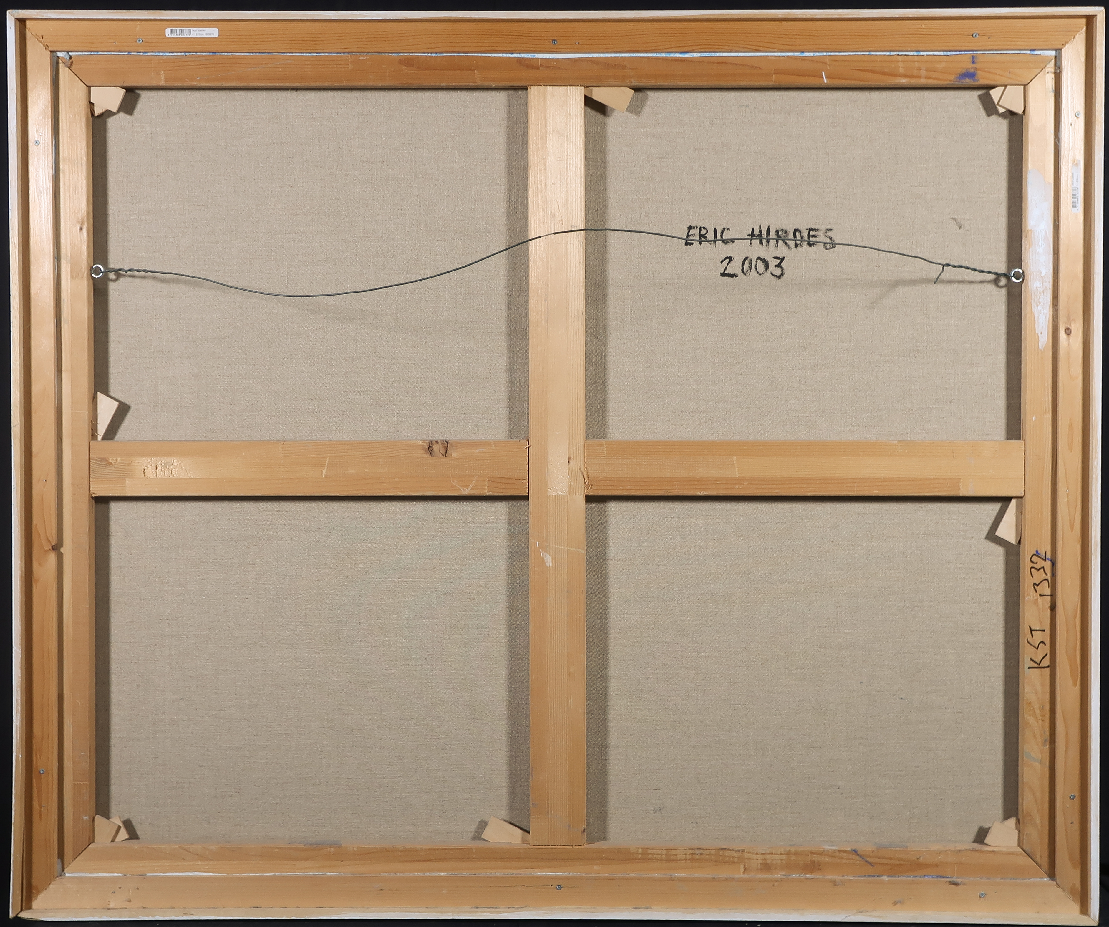 Eric Hirdes - Gemengde techniek op doek, Zonder titel - Ingelijst (Groot) kopen? Bied vanaf 400!