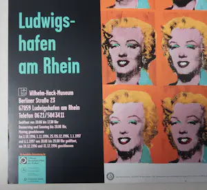 AcheterAndy Warhol - Marilyn Twenty Times Ausstellungsplakat Ludwigshafen 1996? Enchérissez de 60!