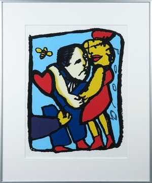 Herman Brood - Zeefdruk, Love You - Ingelijst kopen? Bied vanaf 200!